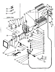 Icemaker Parts parts for Kenmore Refrigerator 106.8552980 (1068552980, 106 8552980) from AppliancePartsPros.com