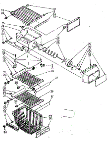 Freezer Interior Parts parts for Kenmore Refrigerator 106.8556820 (1068556820, 106 8556820) from AppliancePartsPros.com