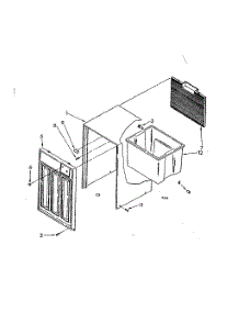 Cabinet Parts parts for Kenmore Heat Pump System 106.856310 (106856310, 106 856310) from AppliancePartsPros.com