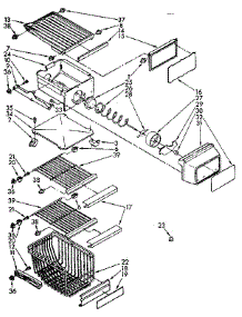 Freezer Interior Parts parts for Kenmore Refrigerator 106.8566773 (1068566773, 106 8566773) from AppliancePartsPros.com