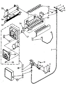 Icemaker Parts parts for Kenmore Refrigerator 106.8580370 (1068580370, 106 8580370) from AppliancePartsPros.com