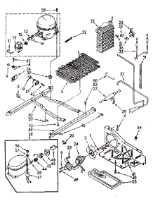 Unit Parts parts for Kenmore Refrigerator 106.8582360 (1068582360, 106 8582360) from AppliancePartsPros.com