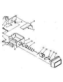 Freezer Interior Parts parts for Kenmore Refrigerator 106.8582360 (1068582360, 106 8582360) from AppliancePartsPros.com