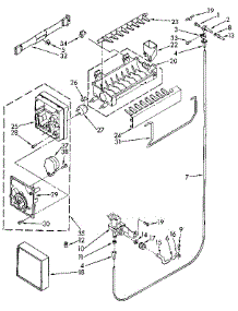 Icemaker parts for Kenmore Refrigerator 106.8590214 (1068590214, 106 8590214) from AppliancePartsPros.com