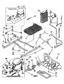 Unit parts for Kenmore Refrigerator 106.8590271 (1068590271, 106 8590271) from AppliancePartsPros.com