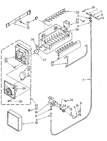 Icemaker parts for Kenmore Refrigerator 106.8590273 (1068590273, 106 8590273) from AppliancePartsPros.com