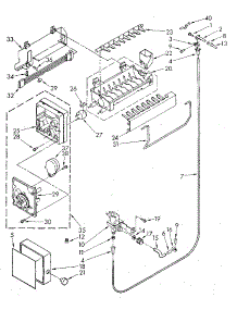 Icemaker parts for Kenmore Refrigerator 106.8590312 (1068590312, 106 8590312) from AppliancePartsPros.com