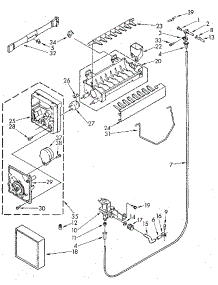 Icemaker parts for Kenmore Refrigerator 106.8590533 (1068590533, 106 8590533) from AppliancePartsPros.com