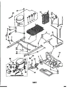 Unit parts for Kenmore Refrigerator 106.8590533 (1068590533, 106 8590533) from AppliancePartsPros.com