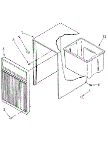 Cabinet parts for Kenmore Heat Pump System 106.859151 (106859151, 106 859151) from AppliancePartsPros.com