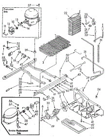 Unit parts for Kenmore Refrigerator 106.8594664 (1068594664, 106 8594664) from AppliancePartsPros.com