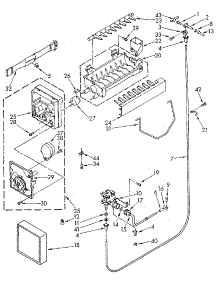 Icemaker parts for Kenmore Refrigerator 106.8594664 (1068594664, 106 8594664) from AppliancePartsPros.com