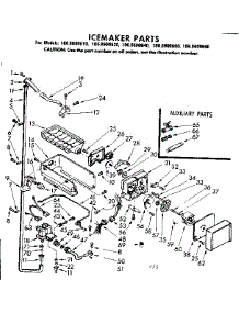 Icemaker Parts parts for Kenmore Refrigerator 106.8600610 (1068600610, 106 8600610) from AppliancePartsPros.com
