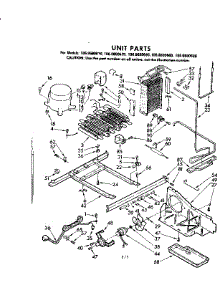 Unit Parts parts for Kenmore Refrigerator 106.8600610 (1068600610, 106 8600610) from AppliancePartsPros.com