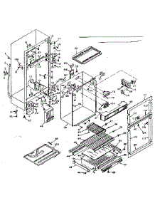 Refrigerator Cabinet Parts parts for Kenmore Refrigerator 106.T14ES (106T14ES, 106 T14ES) from AppliancePartsPros.com