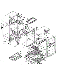 Refrigerator Cabinet Parts parts for Kenmore Refrigerator 106.T14ES1 (106T14ES1, 106 T14ES1) from AppliancePartsPros.com