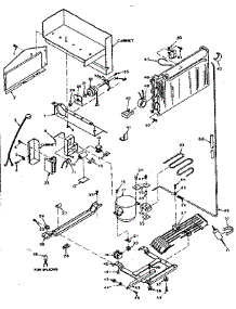Unit Parts parts for Kenmore Refrigerator 106.T16G2 (106T16G2, 106 T16G2) from AppliancePartsPros.com