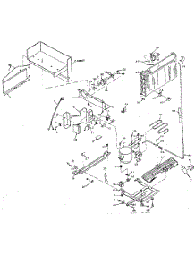 Unit Parts parts for Kenmore Refrigerator 106.U14GL (106U14GL, 106 U14GL) from AppliancePartsPros.com