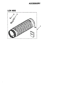 Lck4500 Accessory parts for Kenmore Washer Dryer Combo 110.088732791 (110088732791, 110 088732791) from AppliancePartsPros.com