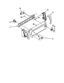 Control Panel parts for Kenmore Washer 110.10202000 (11010202000, 110 10202000) from AppliancePartsPros.com