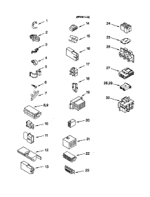 Wiring Harness parts for Kenmore Washer 110.10202001 (11010202001, 110 10202001) from AppliancePartsPros.com