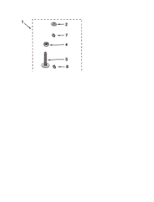 Miscellaneous parts for Kenmore Washer 110.10852990 (11010852990, 110 10852990) from AppliancePartsPros.com