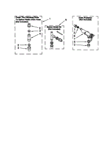 Water System parts for Kenmore Washer 110.10852990 (11010852990, 110 10852990) from AppliancePartsPros.com