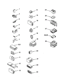 Wiring Harness parts for Kenmore Washer 110.12852100 (11012852100, 110 12852100) from AppliancePartsPros.com