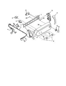 Control Panel parts for Kenmore Washer 110.14202300 (11014202300, 110 14202300) from AppliancePartsPros.com