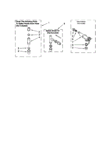 Water System parts for Kenmore Washer 110.14202300 (11014202300, 110 14202300) from AppliancePartsPros.com