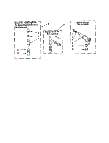 Water System parts for Kenmore Washer 110.14502300 (11014502300, 110 14502300) from AppliancePartsPros.com