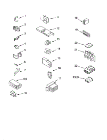 Wiring Harness Parts parts for Kenmore Washer 110.14852300 (11014852300, 110 14852300) from AppliancePartsPros.com