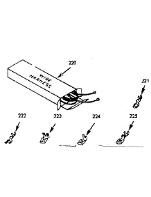 Wire Harness And Components parts for Kenmore Range 103.9337100 (1039337100, 103 9337100) from AppliancePartsPros.com