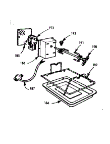 Optional Rotisserie parts for Kenmore Range 103.9346602 (1039346602, 103 9346602) from AppliancePartsPros.com