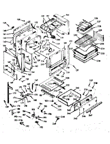 Body Section parts for Kenmore Range 103.9347040 (1039347040, 103 9347040) from AppliancePartsPros.com