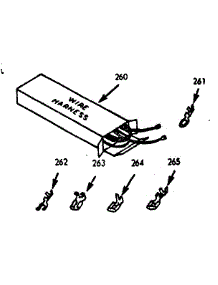 Wire Harnesses And Components parts for Kenmore Range 103.9357262 (1039357262, 103 9357262) from AppliancePartsPros.com