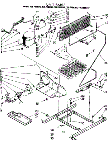 Unit Parts parts for Kenmore Refrigerator 106.7698380 (1067698380, 106 7698380) from AppliancePartsPros.com