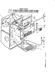 Liner Parts parts for Kenmore Refrigerator 106.7699630 (1067699630, 106 7699630) from AppliancePartsPros.com