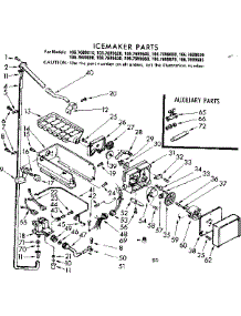 Icemaker Parts parts for Kenmore Refrigerator 106.7699630 (1067699630, 106 7699630) from AppliancePartsPros.com