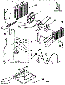 Unit parts for Kenmore Air Conditioner 106.77089790 (10677089790, 106 77089790) from AppliancePartsPros.com
