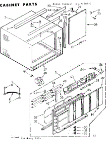 Cabinet Parts parts for Kenmore Heat Pump System 106.7750770 (1067750770, 106 7750770) from AppliancePartsPros.com