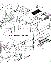 Air Flow Parts parts for Kenmore Heat Pump System 106.7750770 (1067750770, 106 7750770) from AppliancePartsPros.com