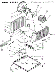 Unit Parts parts for Kenmore Heat Pump System 106.7750770 (1067750770, 106 7750770) from AppliancePartsPros.com