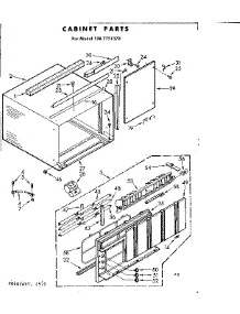 Cabinet Parts parts for Kenmore Heat Pump System 106.7751370 (1067751370, 106 7751370) from AppliancePartsPros.com