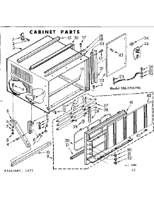 Cabinet Parts parts for Kenmore Heat Pump System 106.7751790 (1067751790, 106 7751790) from AppliancePartsPros.com