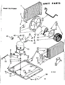 Unit Parts parts for Kenmore Heat Pump System 106.7752021 (1067752021, 106 7752021) from AppliancePartsPros.com