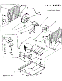Unit Parts parts for Kenmore Heat Pump System 106.7760540 (1067760540, 106 7760540) from AppliancePartsPros.com