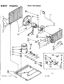 Unit Parts parts for Kenmore Heat Pump System 106.7760760 (1067760760, 106 7760760) from AppliancePartsPros.com