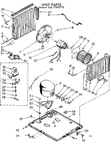Unit Parts parts for Kenmore Heat Pump System 106.7760770 (1067760770, 106 7760770) from AppliancePartsPros.com