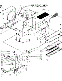 Air Flow Parts parts for Kenmore Heat Pump System 106.7760770 (1067760770, 106 7760770) from AppliancePartsPros.com